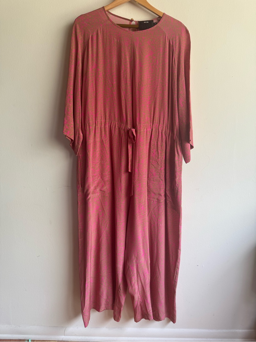 No. 6 Rose-Mauve Wide-Leg Jumpsuit